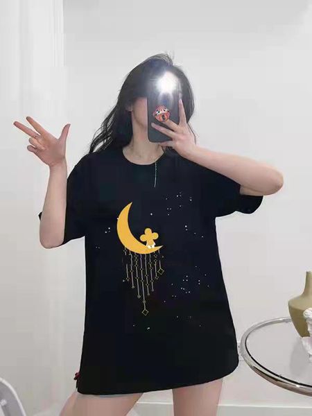 

women t shirts with letter patterns printed short sleeves summer breathable tees solid colors tshirts classical asian size, White