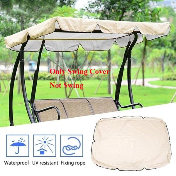 

shade 1 pc outdoor garden patio swing canopy seat waterproof sunshade cover replace 3 chair hammock tent