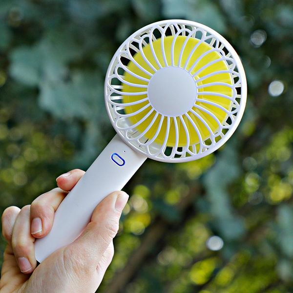 

electric fans mini portable fan usb rechargeable with night light outdoor handheld small air cooler for room table