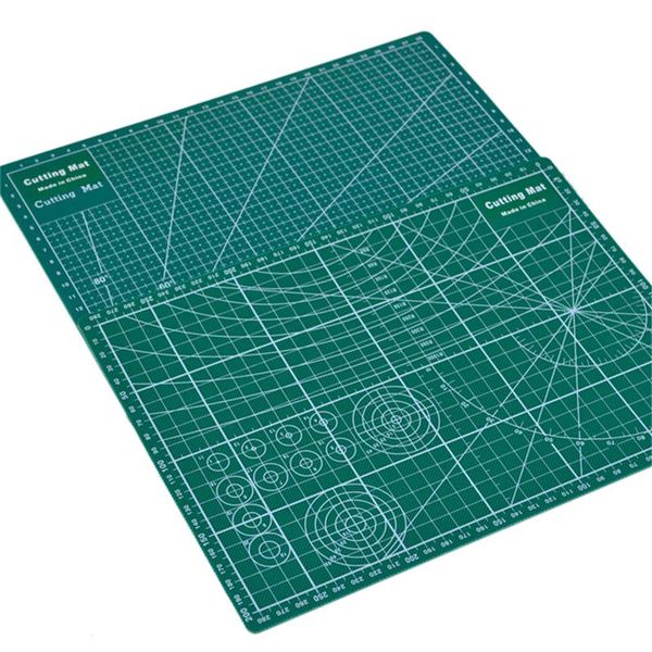 

sewing notions & tools double sided cutting mat a4 durable cut pad patchwork tool handmade plate dark school supplies 22x30cm, Black