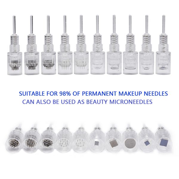 

50pcs/lot8mmscrewsocketdisposable12pin36pin3dmicronanoroundneedlescartridgesfordermamicroneedledermapen raben