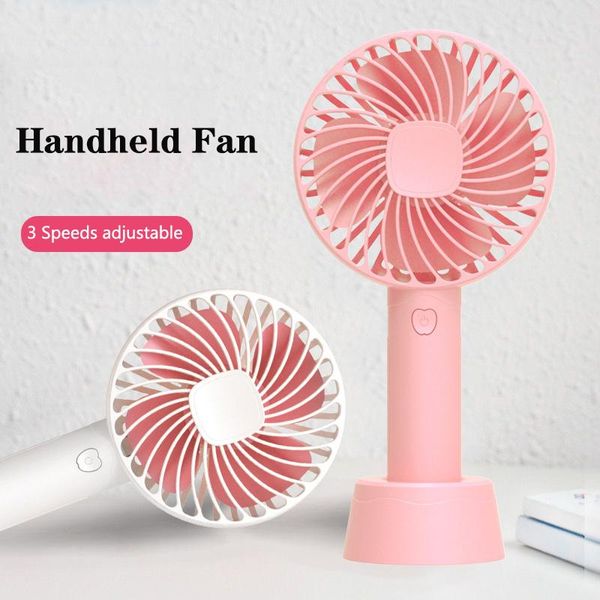 

electric fans handheld mini fan usb charging adjustable 3 speeds for home office travel outdoor bedroom stud summer gift fs06