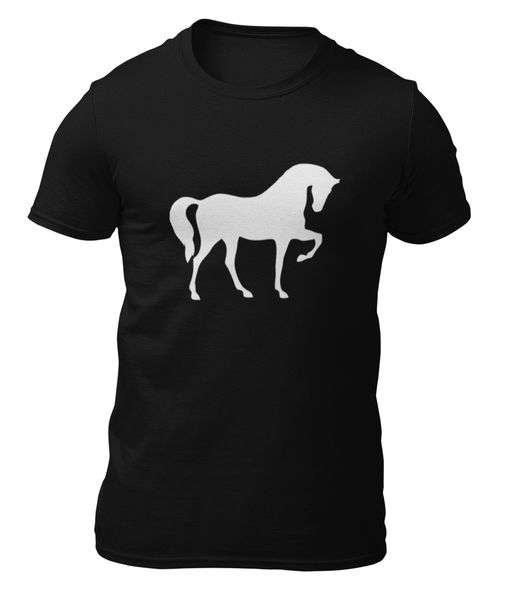 

T-shirt-metres-horse - t-shirt -, White;black