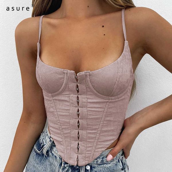 

traf breast chest binder bra crop cami women y2k tanks camis basic summer gothic clothes for girls k21tp129 210712, White