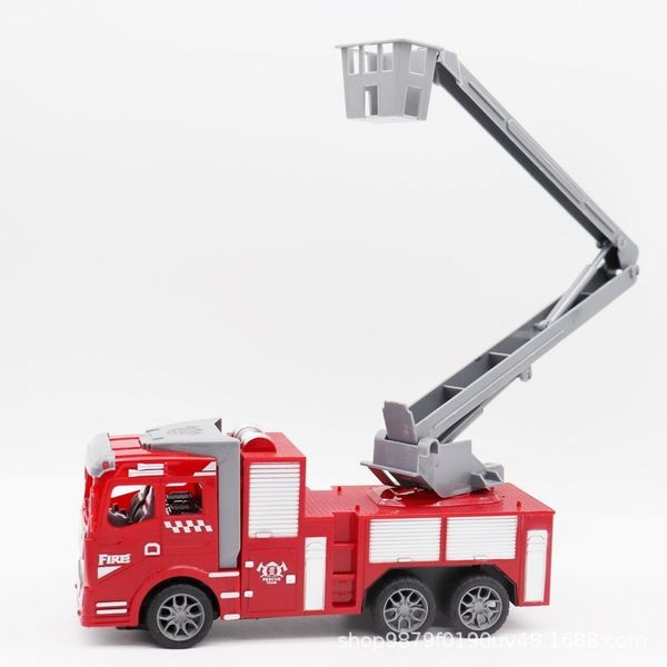 

toy 1:16 boy electric remote control fire toy children's simulation ladder engineering car