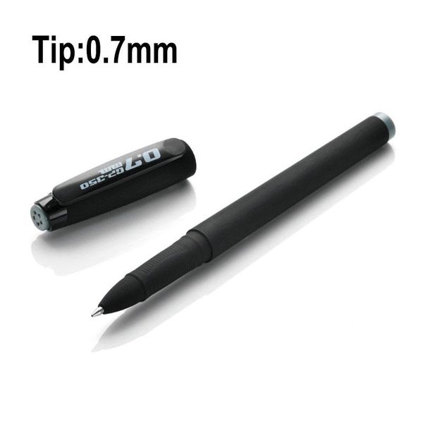 

3pcs/5pcs tip 0.7mm office business matte signature pen writing stationery handle school student black ink exam gel pens
