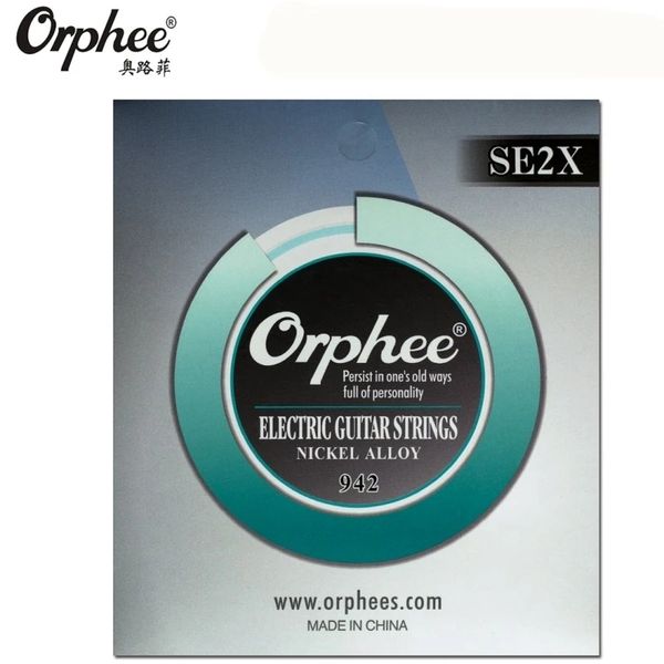 ORPHEE SE2X 009-042 Электрические гитарические струны Hexagonal Nickel Illoy Гитара Аксессуары