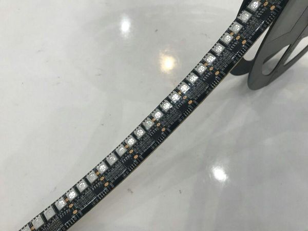 

[seven neon]high lumen waterproof individually addressable digital colorful rgb 48ic 144ledm 12v ws2811 led smd strip strips