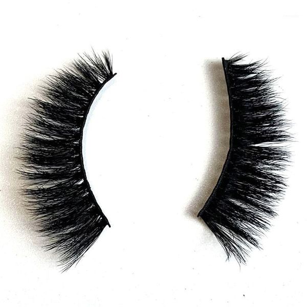 

pair mink eyelashes crisscross thick natural lashes extension makeup 100% handmade reusable curelty ep091