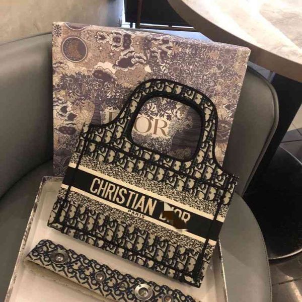 

d diocesan letter embroidery shopping bag tote women's presbyopia canvas zly bags
