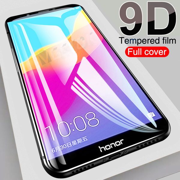 

lx brand 9d full cover protective glass for huawei honor 7a 7c 7s 7x tempered glass for honor 8 9 lite v9 play screen protector film case