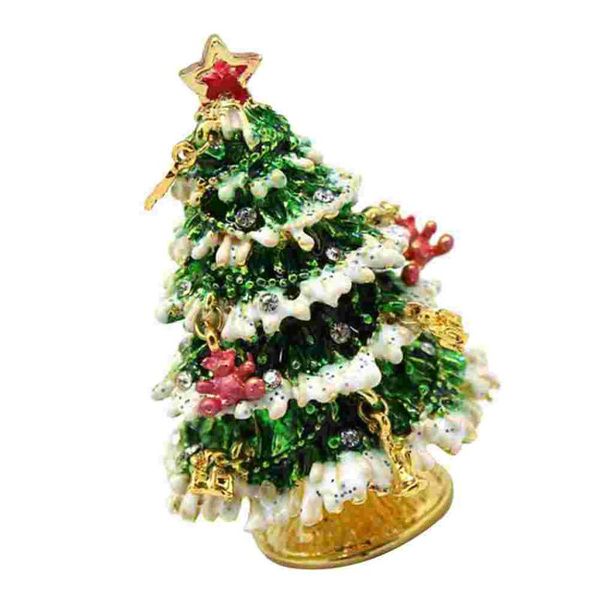 

gift wrap 1pc decorative xmas tree jewelry case adornment exquisite deskdecor