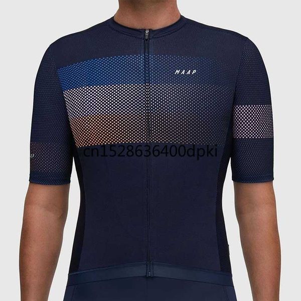 2021 Maap maglia da ciclismo estiva da uomo Abbigliamento da bicicletta a maniche corte Abbigliamento da ciclismo M Camicia da equitazione bandiera Traspirante H1020
