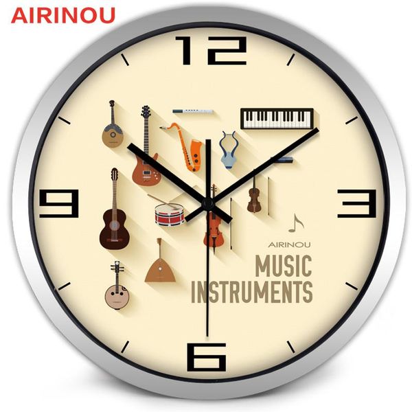 

wall clocks 2021 music room non ticking sound clock