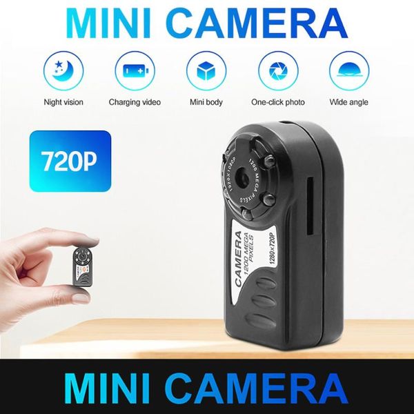 

mini cameras q5 camera camcorder micro dv motion detection 720p 1200w pixel infrared night vision for home indoor outdoor monitoring