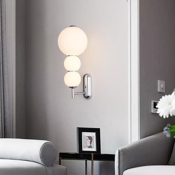 

wall lamps modern sconce led lamp long light decor for home bedroom living room surface mounted background lighting fixture