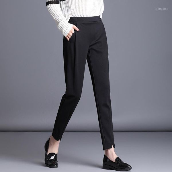 

women's pants & capris cropped casual large, Black;white