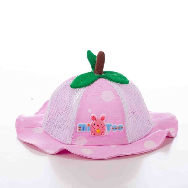 

season clover lovely leisure children fisherman's hat breathable mesh children's basin travel sun 0772, Yellow