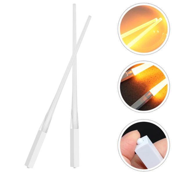 

chopsticks 2 pairs luminous led light party tableware supply