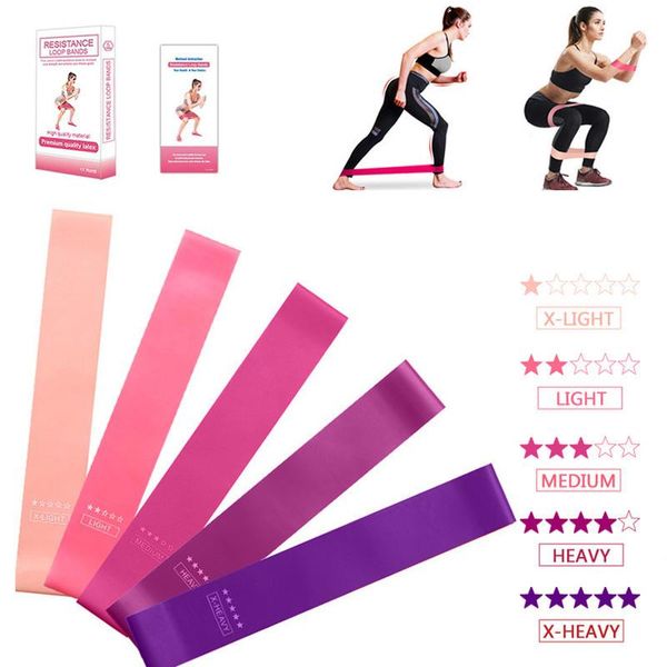 

resistance bands yoga set exercise fitness band rubber elastic pilates latex equipment for home gym