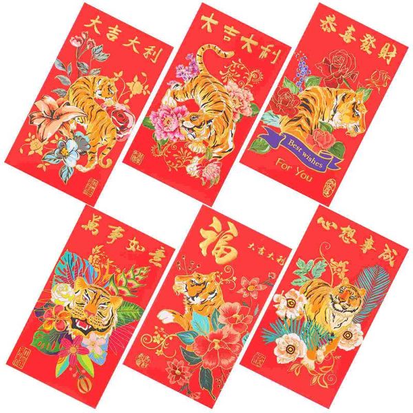 

gift wrap 30pcs spring festival money envelope 2022 tiger printing envelopes