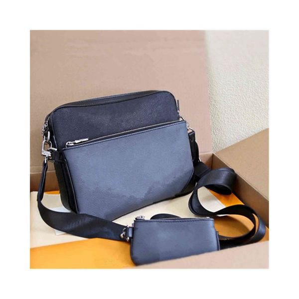 

2022 designers crossbody shoulder bags luxury purses fashion 3-pic messenger bag casual with small wallet printed