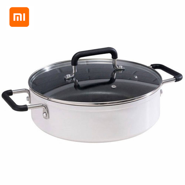 

smart home control xiaome induction cooker 4l non-stick dishwasher safety aluminum cover soup pot fast uniform heating