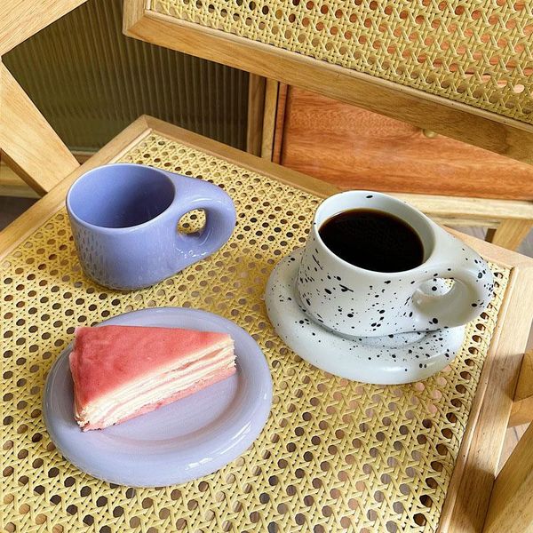 

mugs nordic ins ceramic chubby mug european and american net red couple coffee cup modern minimalist household milk water