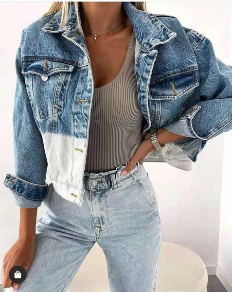 

women's jackets donsignet denim jacket women fall winter street hipsters turn-down collar single breasted jean, Black;brown