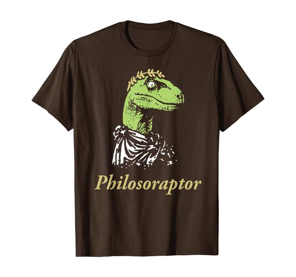 

philosoraptor funny cute gift t-shirt t-shirt, White;black
