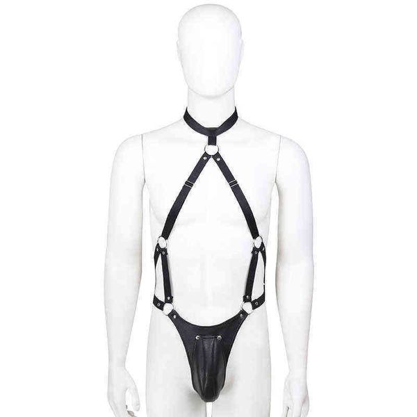 Nxy sm sexo adulto brinquedo ajustável bondage strapon calças galo gaiola bdsm roupa restritiva adultos jogos brinquedos para casais macho collar.1220