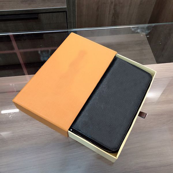 

fashion clutch bag old flower printed wallets women purse men wallet original luvury designer handbag leather card holder