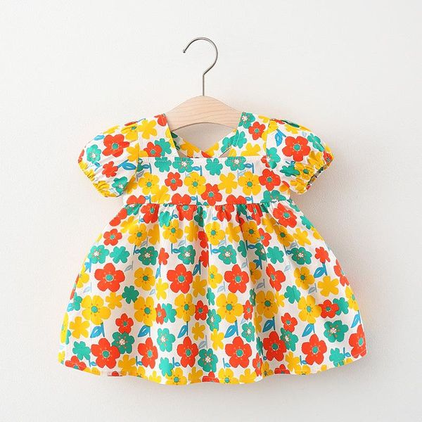 

baby girl summer dresses tutu cute mesh princess dress for girls toddler kids child clothes girl's, Red;yellow