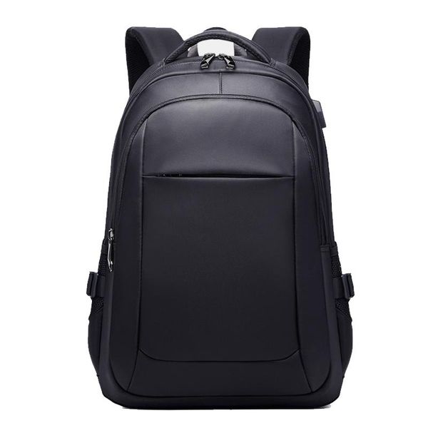 

15.6in computer bag men's school business travel backpack waterproof with usb charging 900d oxford cloth