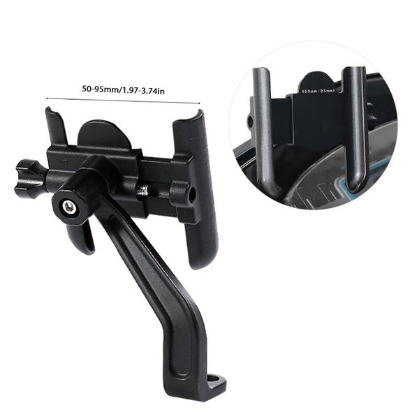 

degree universal metal bike motorcycle motorbike mirror handlebar smart phone holder stand mount for huawei - cell mounts & ho holders