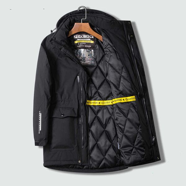 

down parkas winter coat men parka designer canada light down jacket man, Black
