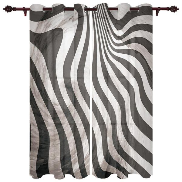 

nice translucent curtains with abstract zebra pattern for living room kitchen bedroom decoration windows curtain & drapes