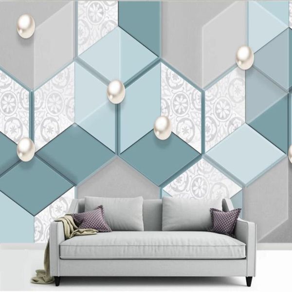 

wallpapers milofi custom large wallpaper mural back modern marble geometric mosaic background