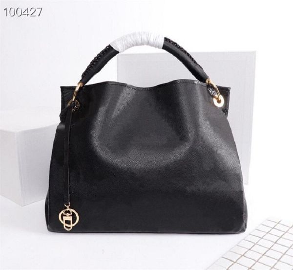 

newset fashion bags embossing flowers leisure shoulder travel shopping bag messenger canvas artsy cowhide women m40249 genuine leather tote