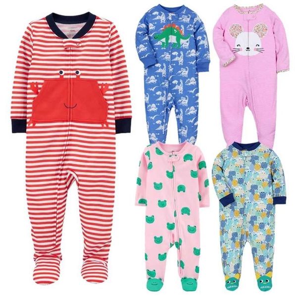 

baby clothes zipper cotton cover all born boys jumpsuit born baby items baby girl outfit 0-12m dinosaur rompers lion 211023, Blue