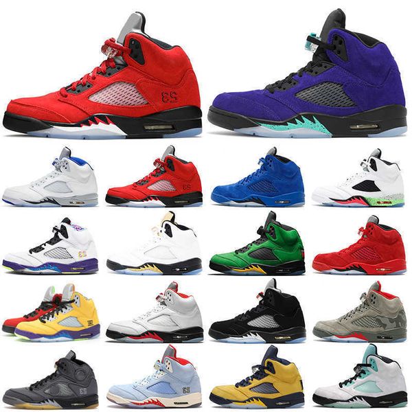 

5s men basketball shoes jumpman 5 raging bull stealth what the fire red oreo grape black metallic silver women mens trainers sports sneakers
