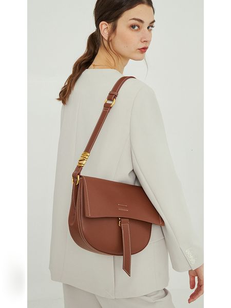 

minority design bag women's autumn and winter texture armpit 2021 high-grade saddle single shoulder messenger