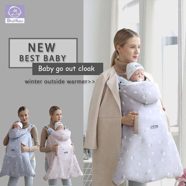 

carriers, slings & backpacks winter windproof baby drapery cape outdoors sleeping bag warm blanket children's waist stool sling cloak t