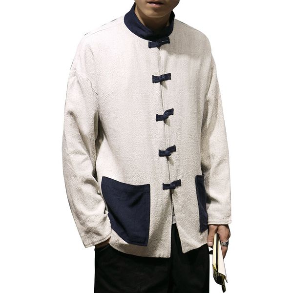 

jackets traditional chinese clothing for single breasted streetwear bomber clothes hip hop men jacket coat, Black;brown