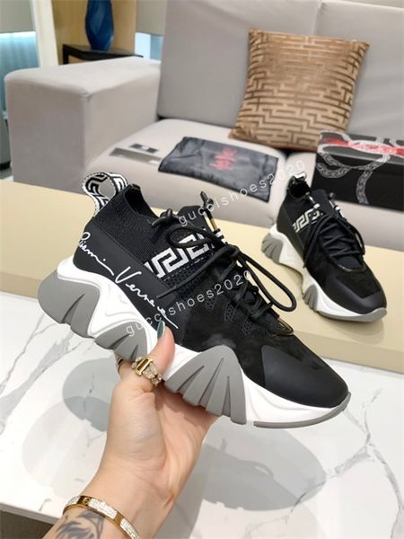 

casual shoes men women multicolor designers sneakers ladies luxurys runner trainers brand platform daddy sneaker size35-46, Black;red