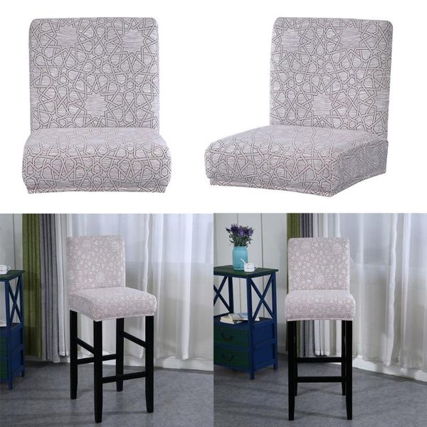 

chair covers stretch counter height bar stool slipcover high seat dining
