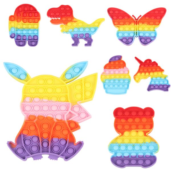 

20cm pop fidget reliver stress toys push bubble antistress toys children sensory toy to relieve autism kids toys