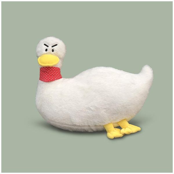 

cushion/decorative pillow funny duck plush big white with core covers decorative