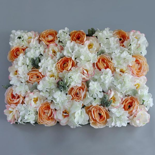 

decorative flowers & wreaths 40x60cm artificial flower wall wedding decoration peony rose fake hydrangea panels christmas