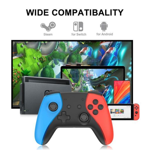 

game controllers & joysticks wireless switch pro gamepad bluetooth-compatible controller applies with dual vibration
